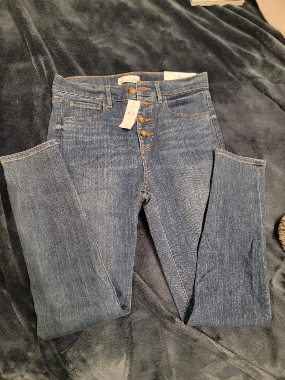 Loft High Waist Skinny Jeans